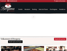 Tablet Screenshot of bergama.dk